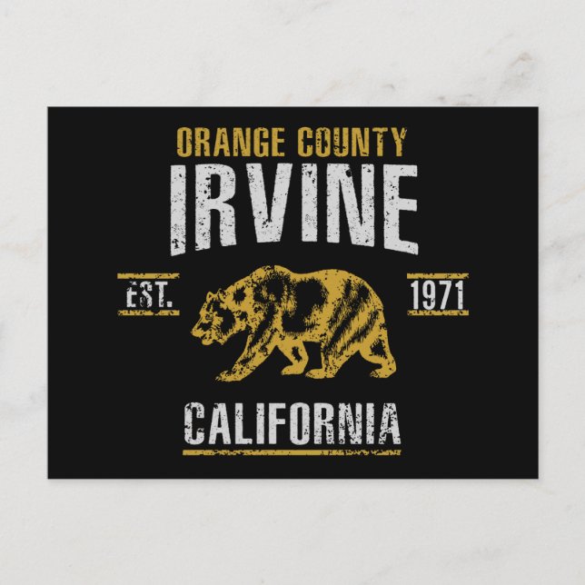 Postal Irvine (Anverso)