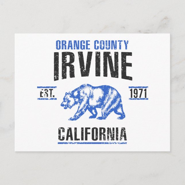 Postal Irvine (Anverso)