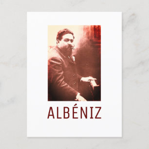 Postal Isaac Albéniz Postcard