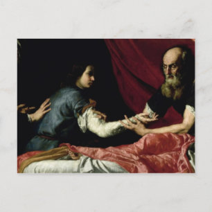 Postal Isaac Blessing Jacob, 1637