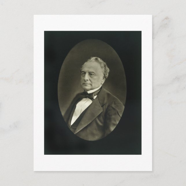 Postal Isaac Pereire (1806-80), de 'Galerie Contemporai' (Anverso)