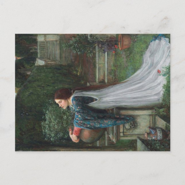 Postal Isabel y la olla de Basil (Anverso)