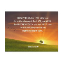 Isaías 41:10 No temáis que yo esté contigo