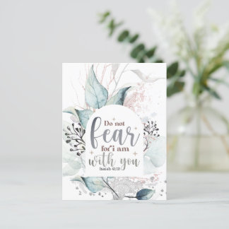 Postal Isaías 41:10 No temas que estoy contigo Biblia Ver