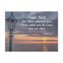 Isaías 43:1 No temas porque te haya redimido la Bi