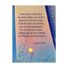 Isaías 61:10 Me ilumina mucho la Biblia del Señor