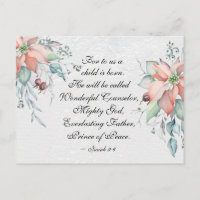 Isaías 9:6 Se le llamará Maravilloso... Navidades