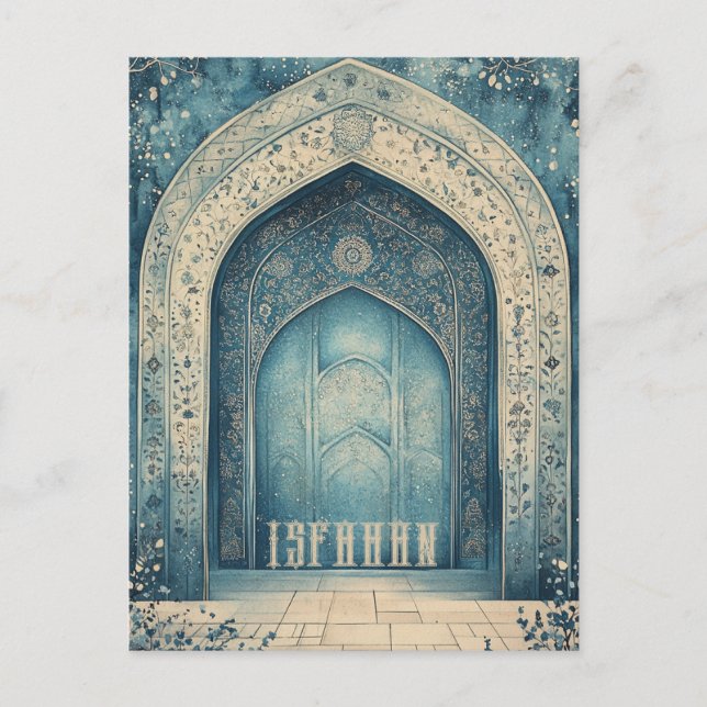 Postal Isfahan Iran Travel (Anverso)