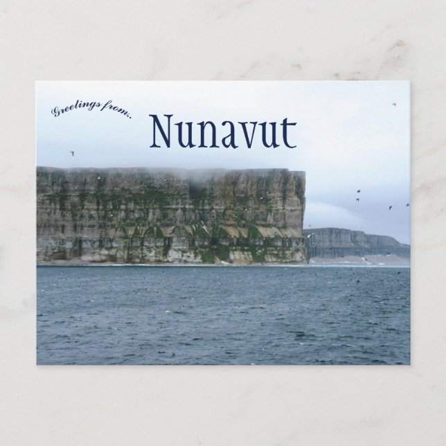 Postal Isla Akpatok Nunavut Canadá (Anverso)