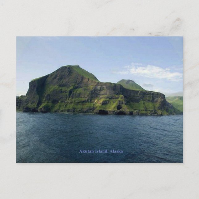 Postal Isla Akutan (Anverso)