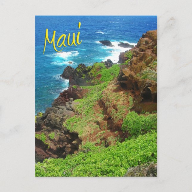 Postal Isla Alau, Maui (Anverso)