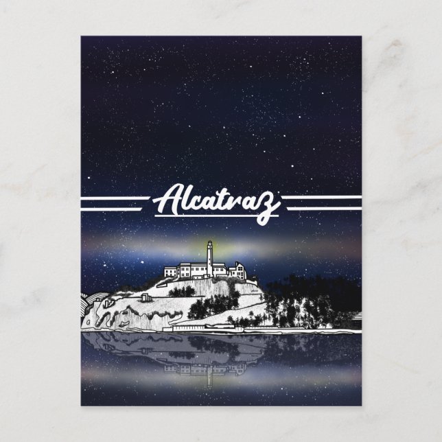 Postal Isla Alcatraz (Anverso)