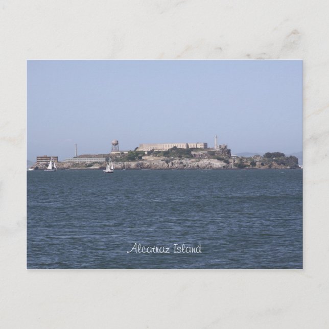 Postal Isla Alcatraz (Anverso)