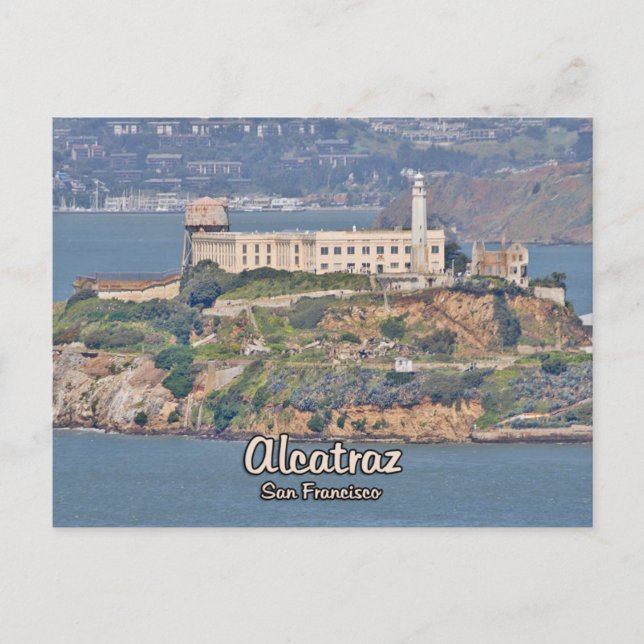 Postal Isla Alcatraz (Anverso)