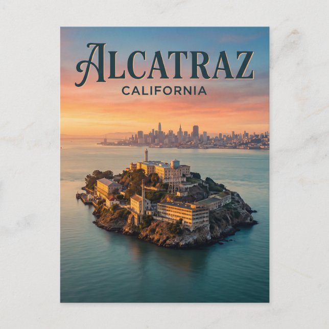 Postal Isla Alcatraz California (Anverso)