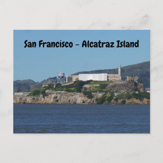 Postal Isla Alcatraz - Postcard de San Francisco (Anverso)