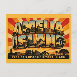 Postal Isla Amelia Island Florida Resort Histórico