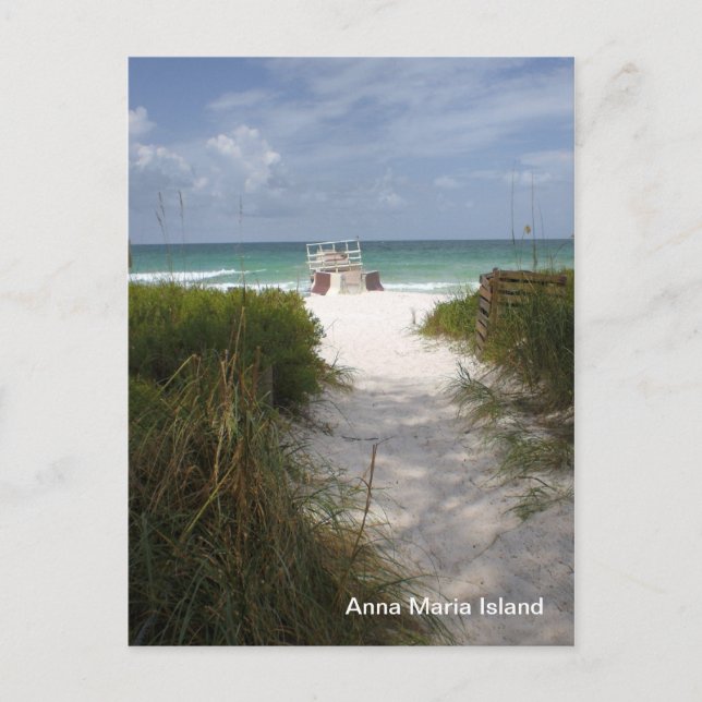 Postal Isla Anna Maria (Anverso)