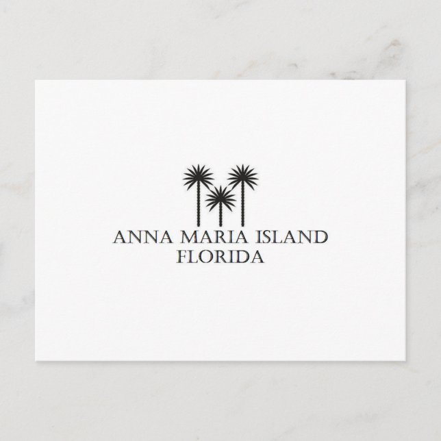 Postal Isla Anna Maria (Anverso)