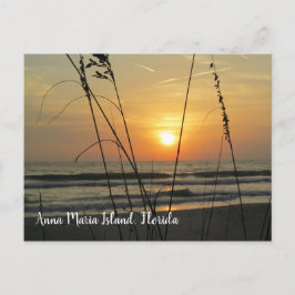 Postal Isla Anna Maria del atardecer en Florida