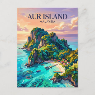 Postal Isla Aur Malasia