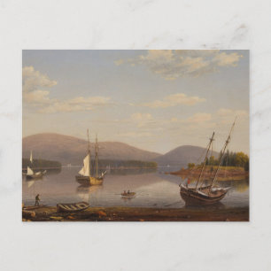 Postal Isla Bar y Montañas del desierto de Fitz Lane