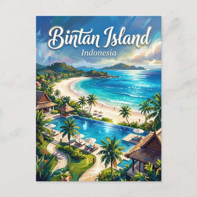 Postal Isla Bintan Indonesia (Anverso)