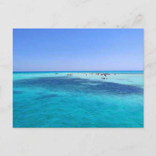 Postal Isla Blanca en el Mar Rojo (Anverso)