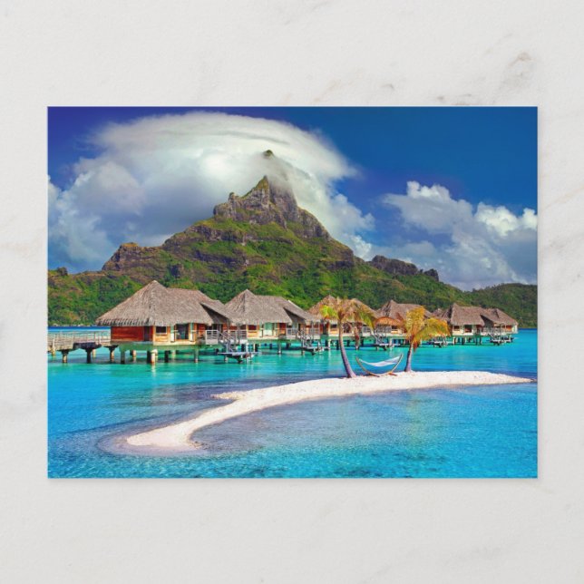 Postal Isla Bora Bora Carribean (Anverso)