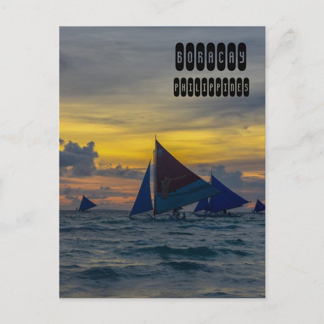Postal Isla Boracay de Filipinas (Anverso)