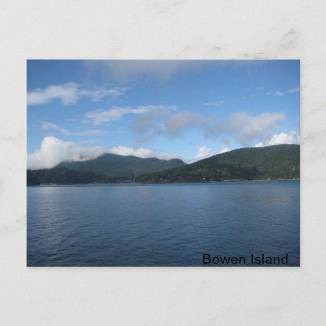 Postal Isla Bowen Canadá (Anverso)