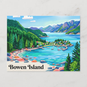 Postal Isla Bowen Canadá