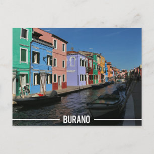 Postal Isla Burano, Venecia