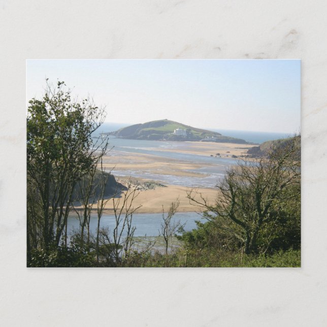 Postal Isla Burgh (Anverso)