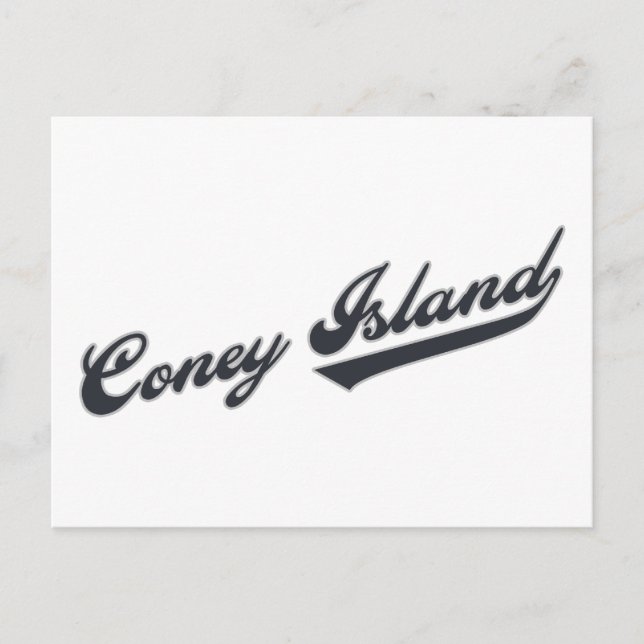 Postal Isla Coney (Anverso)