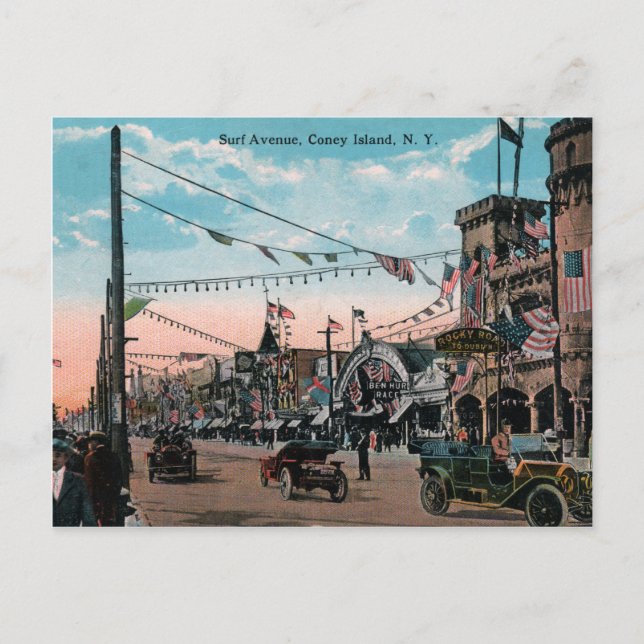 Postal Isla Coney (Anverso)