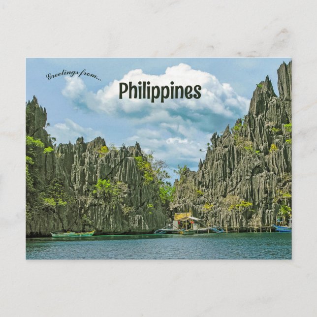 Postal Isla Coron Filipinas (Anverso)