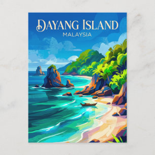 Postal Isla Dayang Malasia