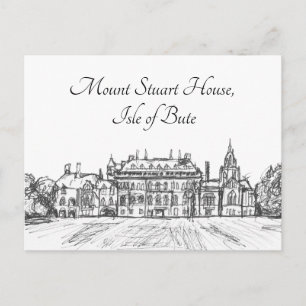 Postal Isla de Bute, Casa del Monte Stuart-