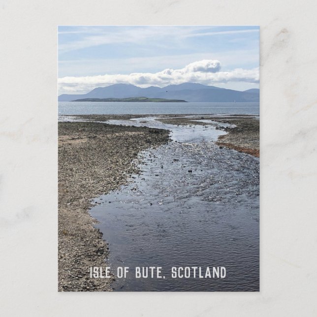 Postal Isla de Bute, Escocia (Anverso)