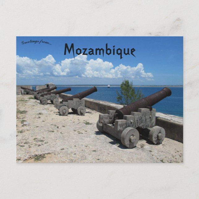 Postal Isla de Cannes Portuguesa de Mozambique (Anverso)