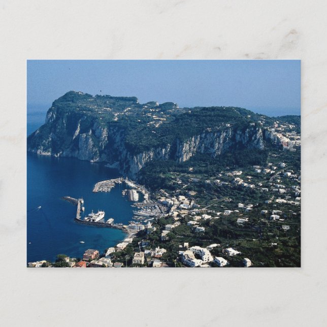 Postal Isla de Capri, Italia (Anverso)