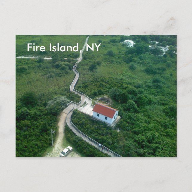 Postal Isla de Fuego, NY (Anverso)