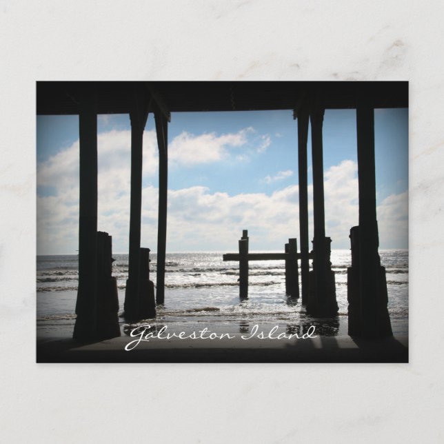 Postal Isla de Galveston (Anverso)