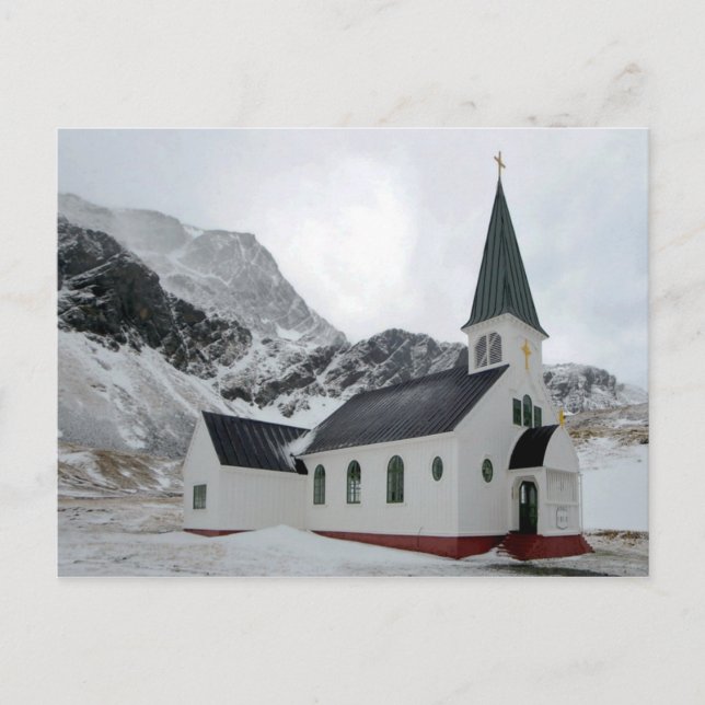 Postal Isla de Georgia del Sur - Grytviken - Iglesia de B (Anverso)