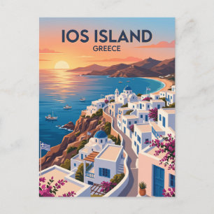 Postal Isla de Ios Grecia