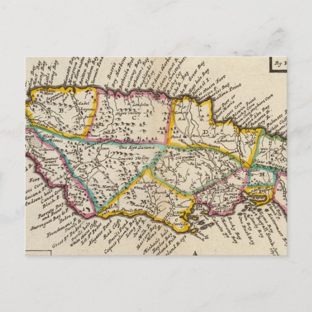 Postal Isla de Jamaica (Anverso)