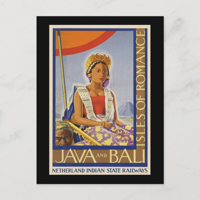 Postal Isla de Java y Bali (Anverso)