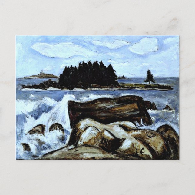 Postal Isla de Jotham (ahora Fox), cerca de Indian Point (Anverso)