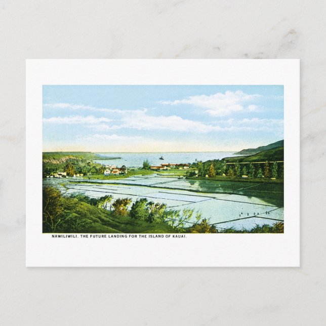 Postal Isla de Kauai (Anverso)